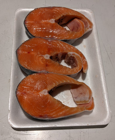 Norwegian Wild Salmon Steak - 天然サーモンステーキカット